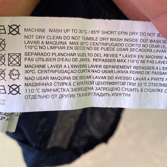 Mango Dropped Waist Embroidered Mini Dress size M - Picture 6 of 6